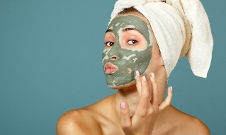 The mask of the beautiful and young skin