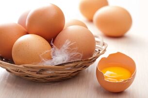 The use of eggs allows you to obtain a high cosmetic and aesthetic effect. 